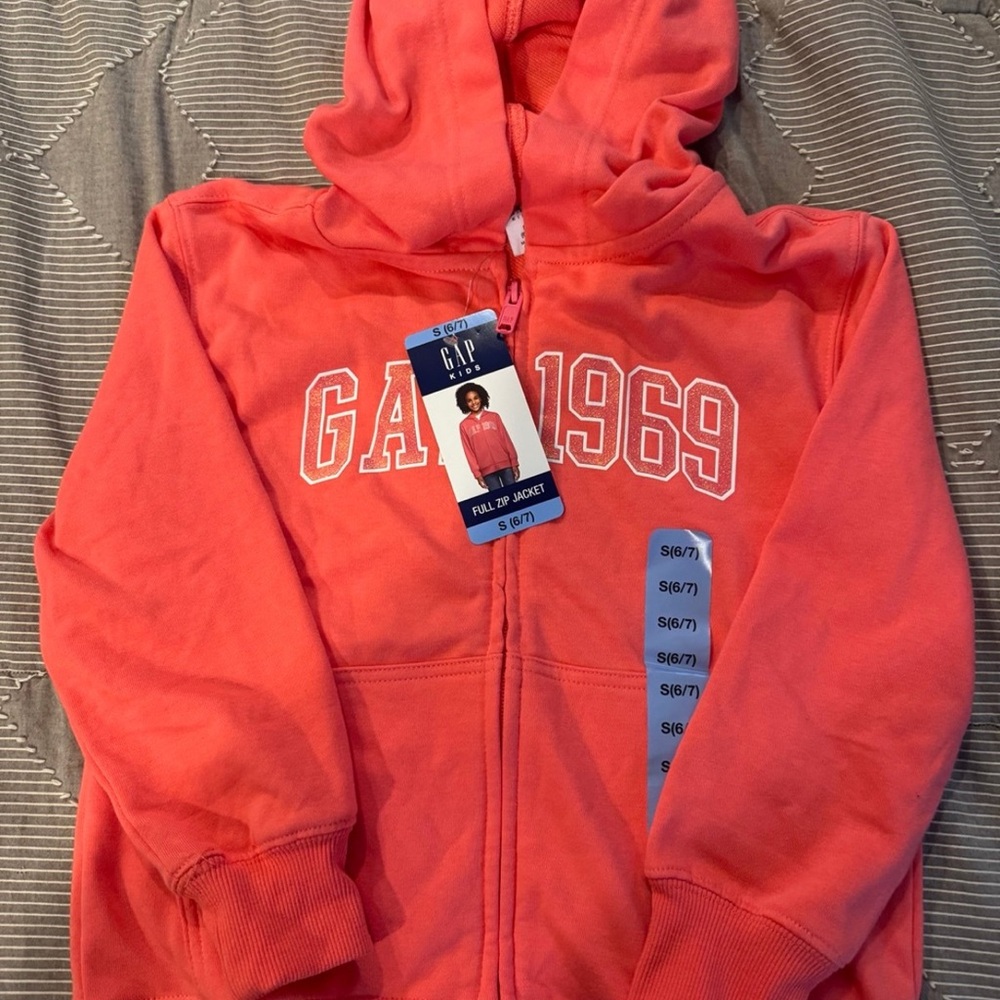 GAP Kids Bright Zip-Up Hooded Jacket